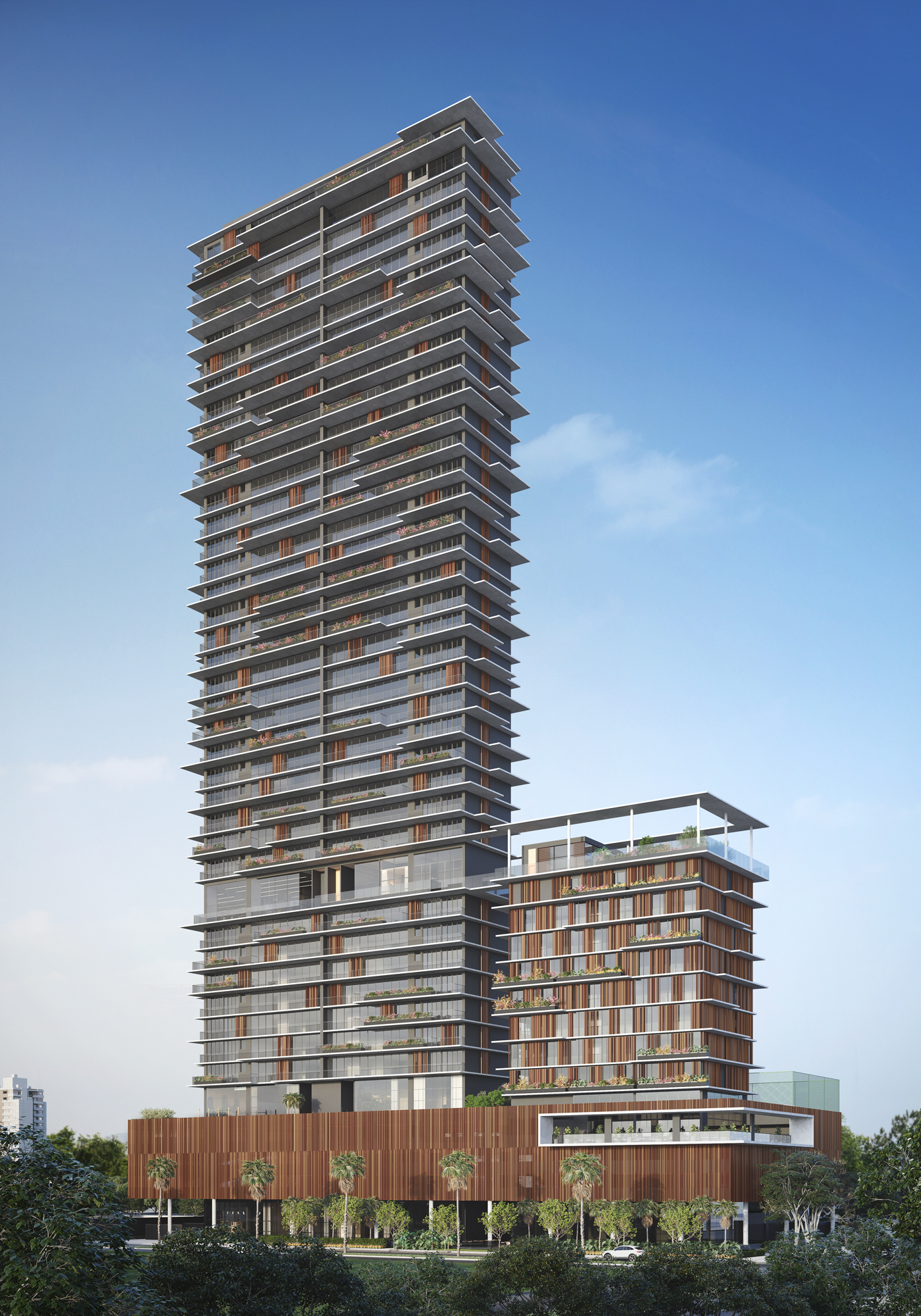 Fachada diurna Jardins do Potengi